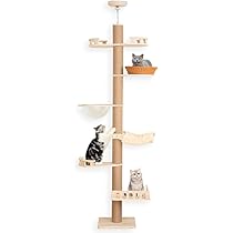 キャットタワー 猫タワー キャットツリー スリム 突っ張り 高さ260cm imgrc0113859538.jpg